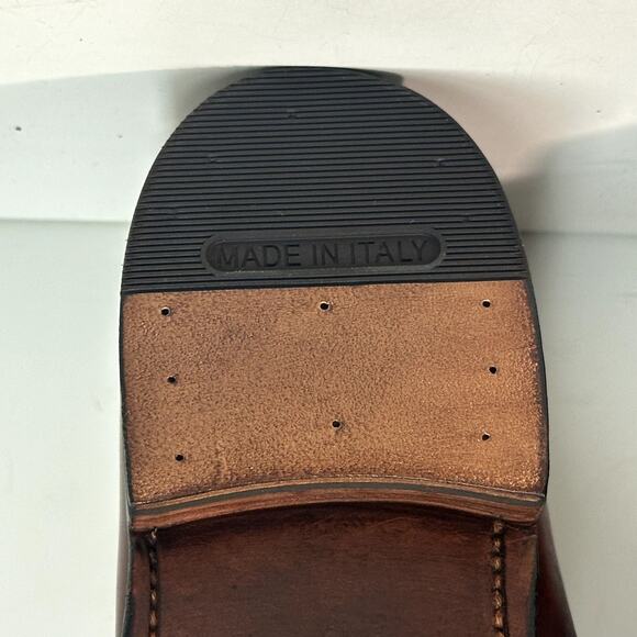 NEW HEELS Crockett & Jones x Barneys New York Ipswich Single Monk Strap Brown 8 - Picture 12 of 13